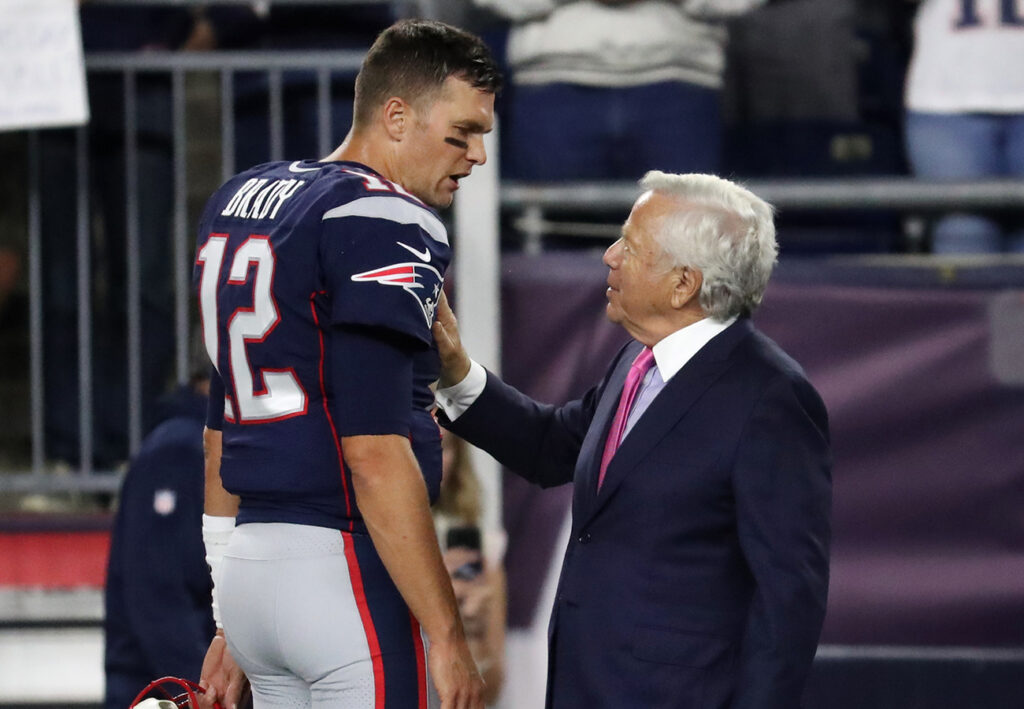 Robert Kraft And Tom Brady