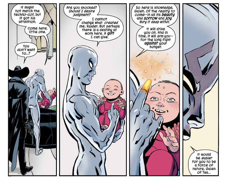 Silver Surfer And Baby Galactus