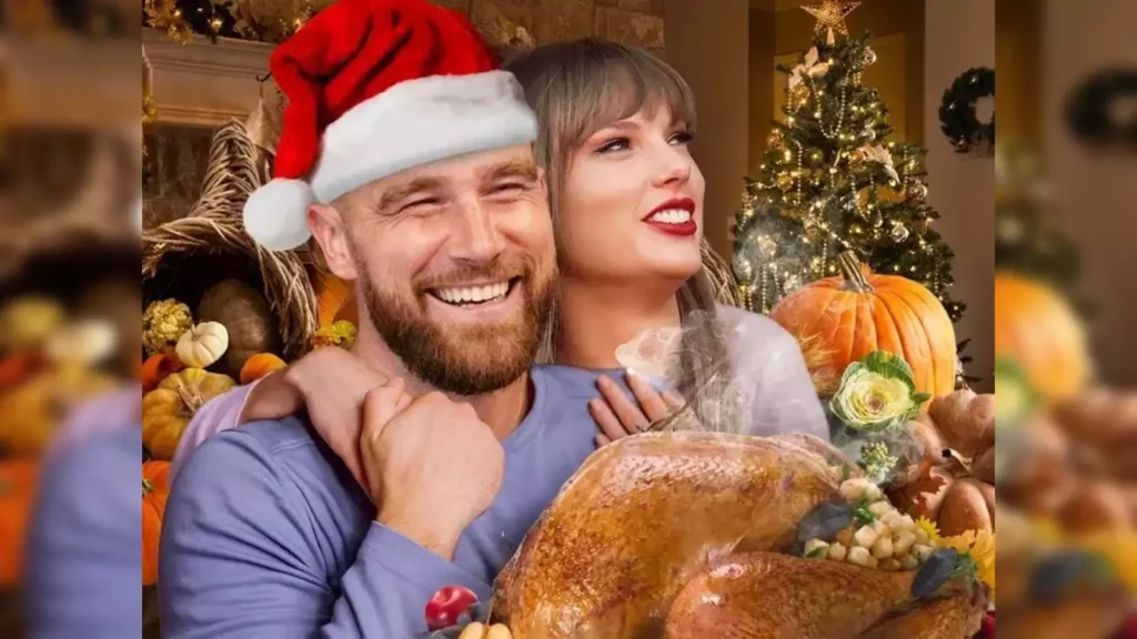 Taylor Swift and Travis Kelce 